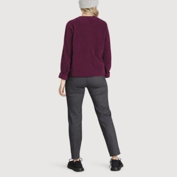 Kit and Ace Hygge Short Fleece Jacket Plum XS - Picture 3 of 8